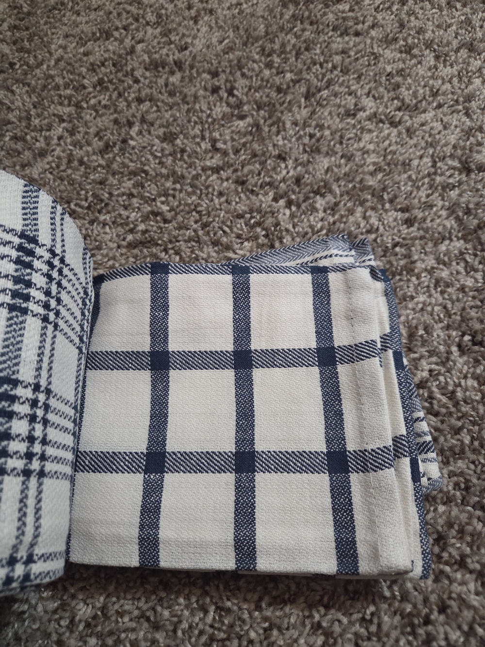 DII Navy Patterned Kitchen Towel Set - Picture 3 of 6